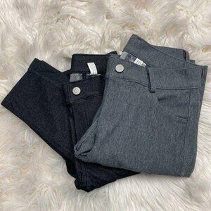 Bundle of Two Black & Grey Jeggings
